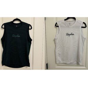 Lot of 2 Rapha Men's Indoor Training T-Shirt Sleeveless, Medium